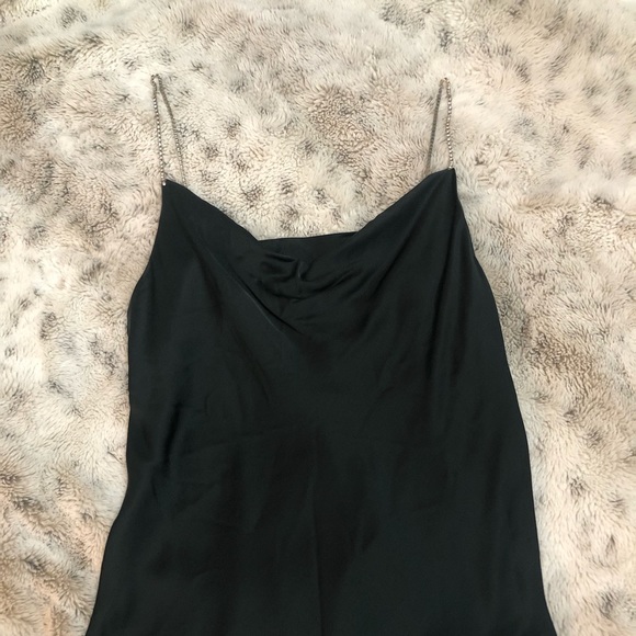 Zara Green Top with Rinestone Straps - Picture 2 of 5